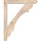 Ekena Millwork Olympic Craftsman Smooth Bracket w/ Offset Brace, Douglas Fir, 5 1/2"W x 36"D x 44"H BKT0604X36X44OLY04SDF - alternate 4